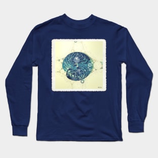 Blue Nautilus Long Sleeve T-Shirt